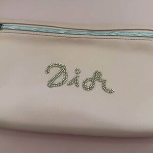 NEW!! Cosmetic Bag Dior w/beaded embroidery
